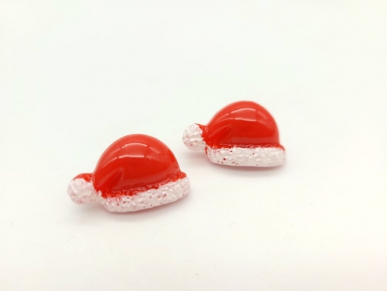 Preview: Weihnachtsmann Mütze Ohrstecker Weihnachten Christmas